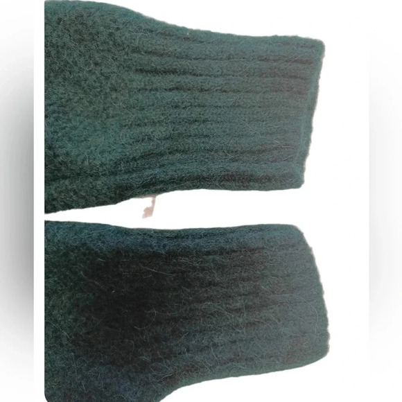COS Alpaca Wool & Yak Fur Green Turtleneck Size Small - Picture 5 of 9